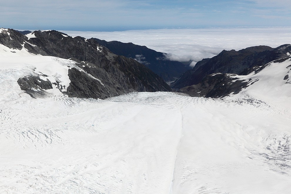 Eisstrom des Foc Glacier